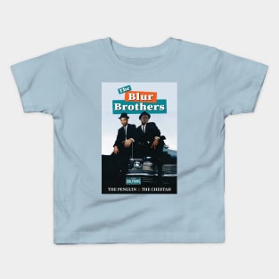 The Blur Brothers (The Penguin & the Cheetah) Kids T-Shirt